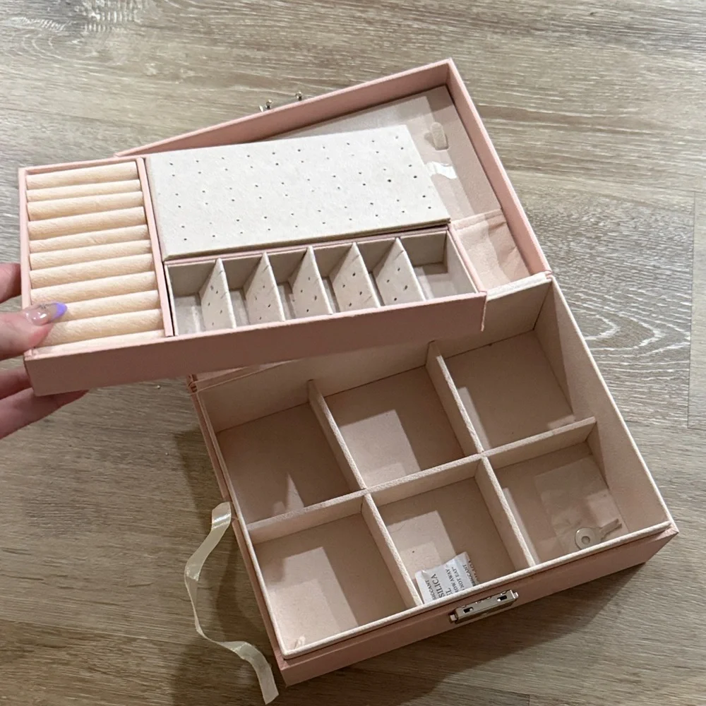 Pink Jewelry Organizer Box